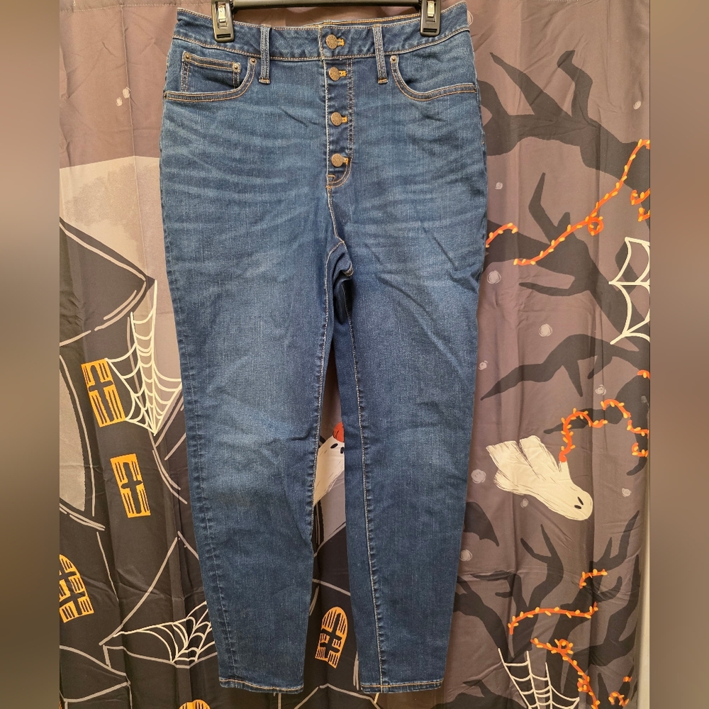 J Crew Curvy 10 High Rise Skinny